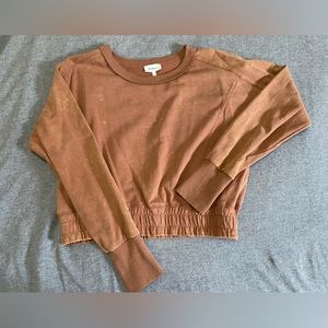 Bohme Crop Sweatshirt-Rust Size M